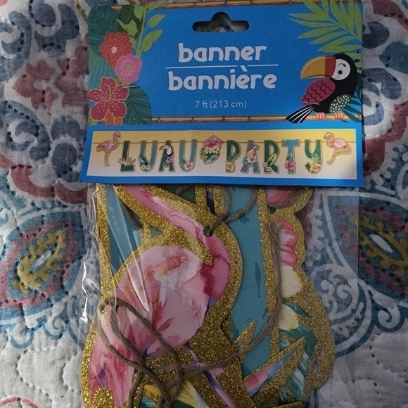 WELCOME TIKI TIME SUMMER LUAU PINK FLAMINGO AND TROPICAL BIRD IN PICK-UP… - Picture 2 of 6